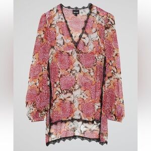 Just Cavalli by Roberto Cavalli Floral Silk Blouse 38